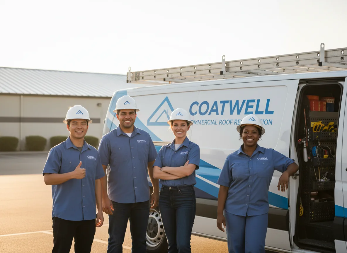 Commercial roof coating company in Colver, PA